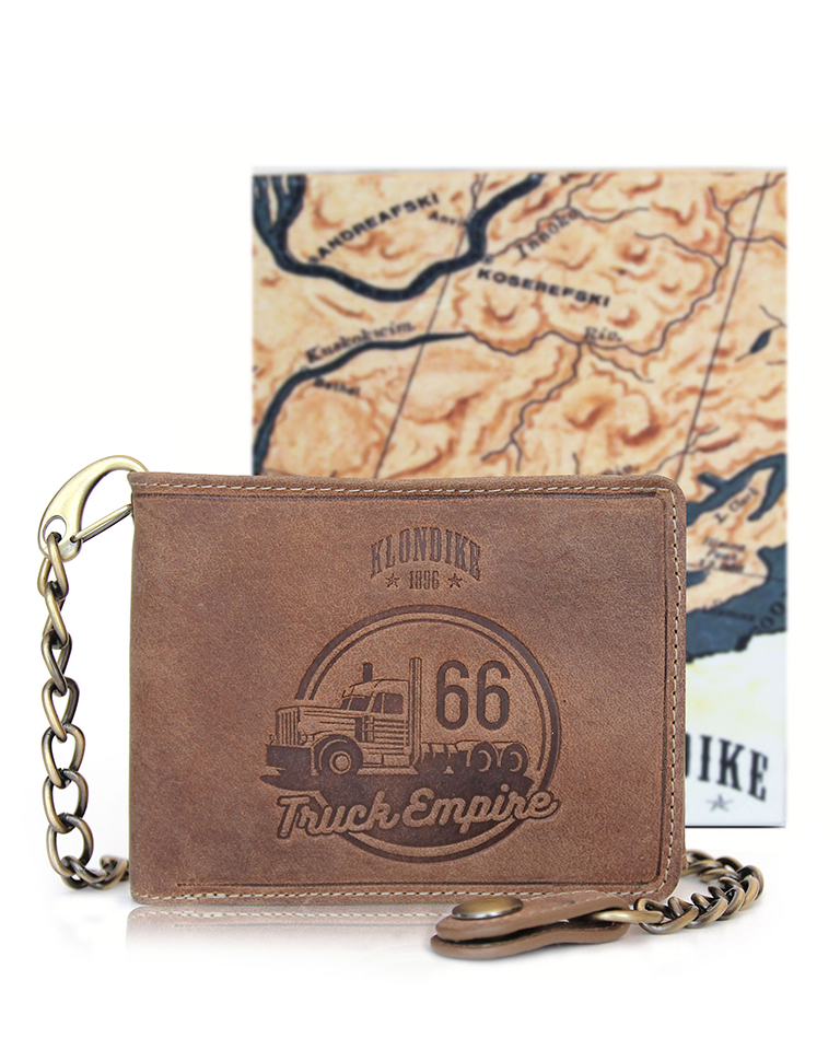 Бумажник с металлической цепочкой «Harry Truck» KLONDIKE 1896 KD1016-02
