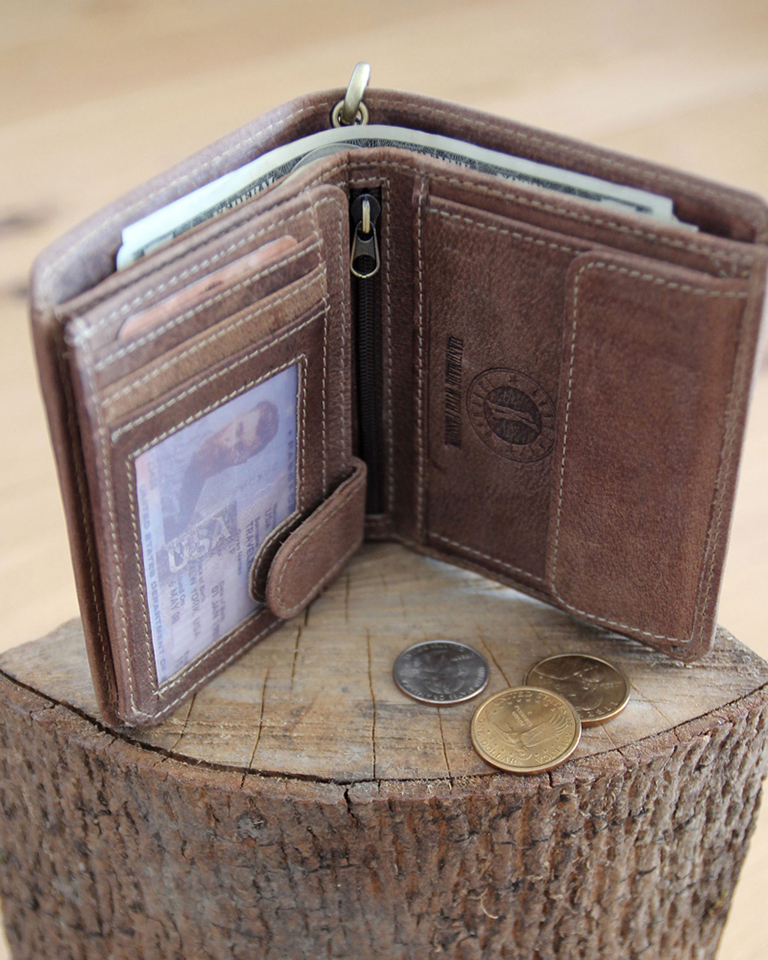 Бумажник с металлической цепочкой «Wayne Deer» KLONDIKE 1896 KD1020-02