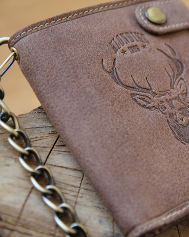 Бумажник с металлической цепочкой «Tim Deer» KLONDIKE 1896 KD1025-02