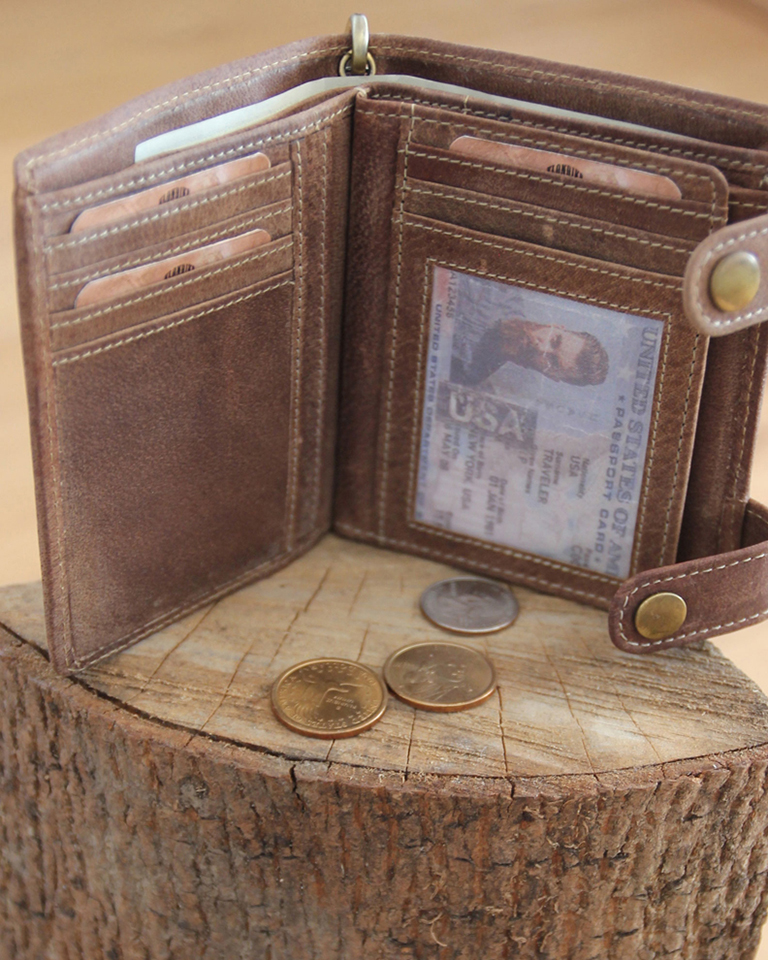 Бумажник с металлической цепочкой «Tim Deer» KLONDIKE 1896 KD1025-02