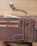Бумажник с металлической цепочкой «Harry Deer» KLONDIKE 1896 KD1015-02