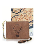 Бумажник с металлической цепочкой «Harry Deer» KLONDIKE 1896 KD1015-02