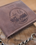 Бумажник с металлической цепочкой «Harry Truck» KLONDIKE 1896 KD1016-02
