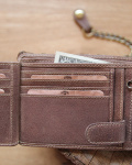 Бумажник с металлической цепочкой «Harry Truck» KLONDIKE 1896 KD1016-02