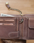 Бумажник с металлической цепочкой «Harry Bike» KLONDIKE 1896 KD1017-02