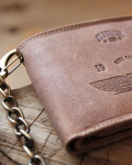 Бумажник с металлической цепочкой «Harry Bike» KLONDIKE 1896 KD1017-02