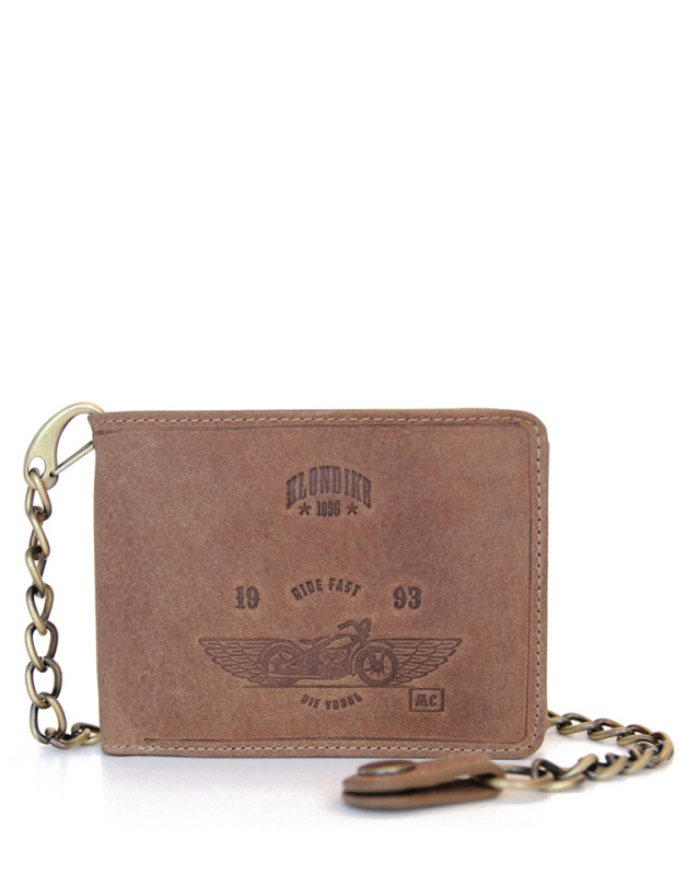 Бумажник с металлической цепочкой «Harry Bike» KLONDIKE 1896 KD1017-02