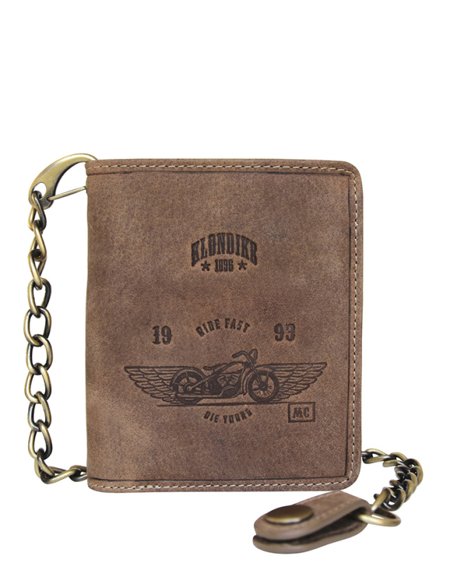Бумажник с металлической цепочкой «Wayne Bike» KLONDIKE 1896 KD1022-02