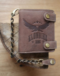 Бумажник с металлической цепочкой «Tim Eagle» KLONDIKE 1896 KD1023-02