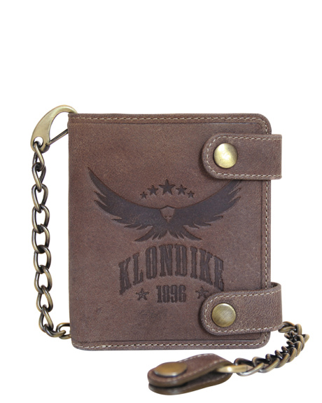 Бумажник с металлической цепочкой «Tim Eagle» KLONDIKE 1896 KD1023-02