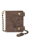 Бумажник с металлической цепочкой «Tim Deer» KLONDIKE 1896 KD1025-02