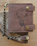 Бумажник с металлической цепочкой «Tim Deer» KLONDIKE 1896 KD1025-02