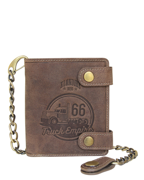 Бумажник с металлической цепочкой «Tim Truck» KLONDIKE 1896 KD1026-02